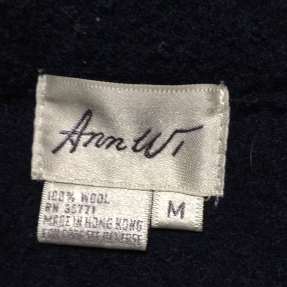 Vintage Ann Wi 100% Wool Zip Vest - Picture 6 of 6